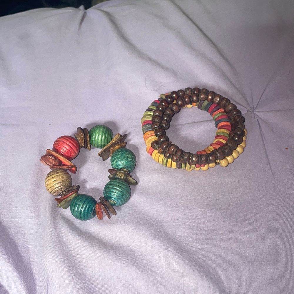beaded bracelets from India